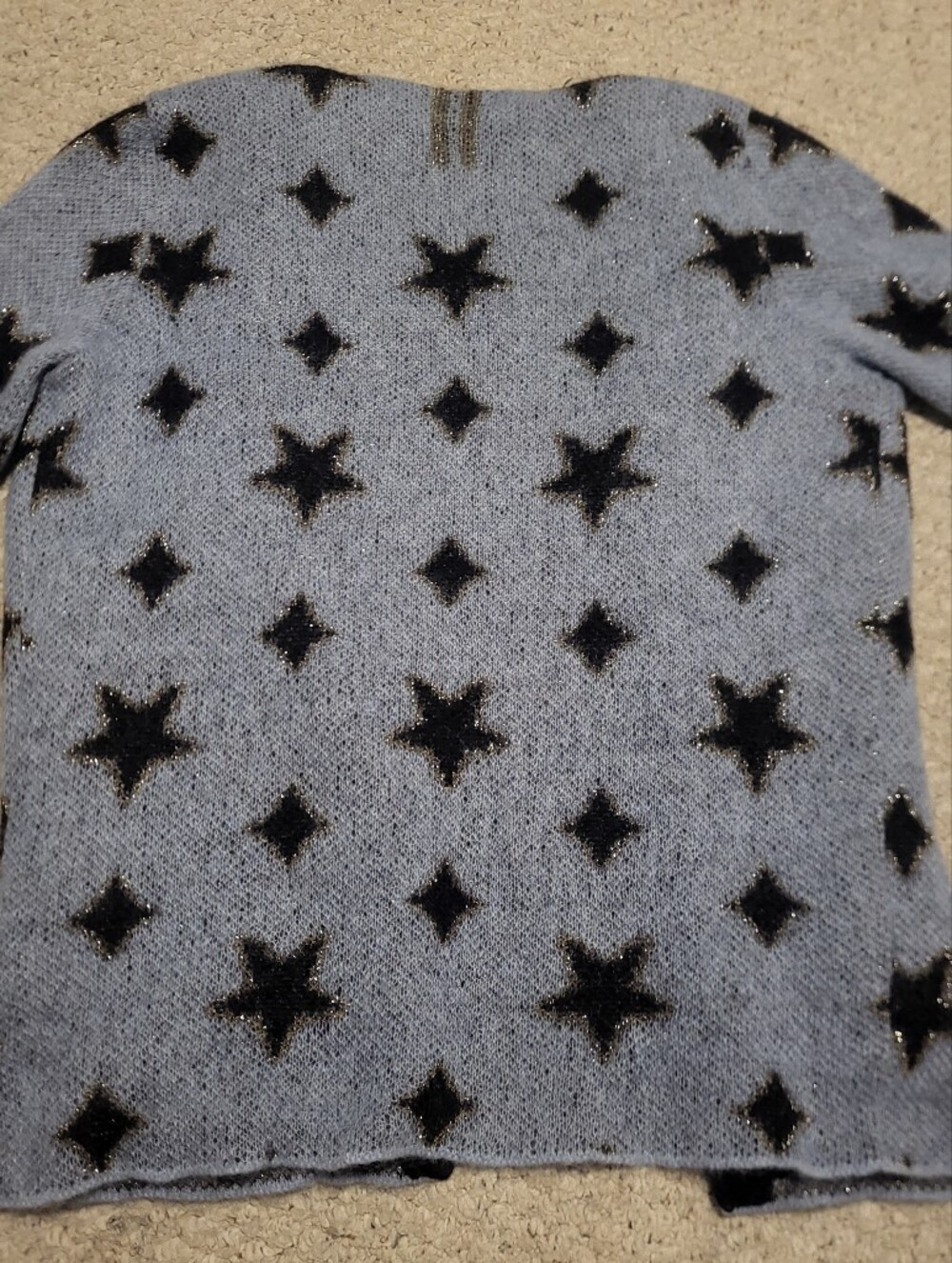 Saint Laurent Blue Star Knit Cardigan 2013 L Hedi - Picture 8 of 12